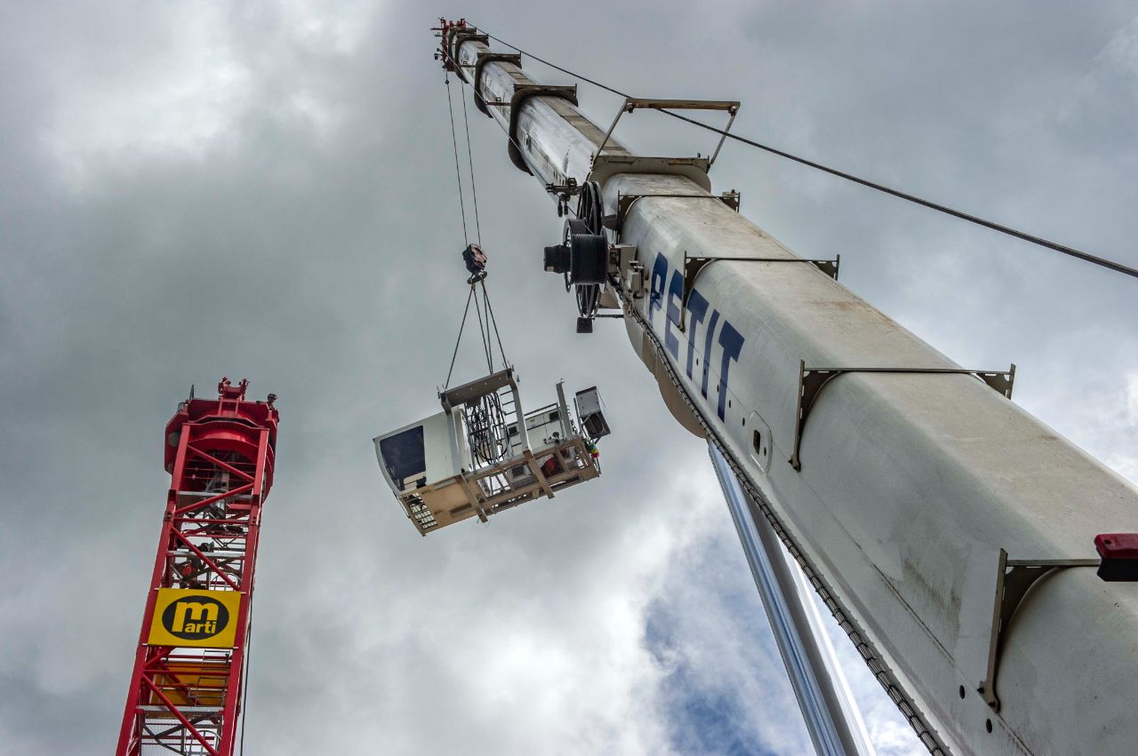 Chantier Lavasson - Arrivée de la grue - Mai 2026