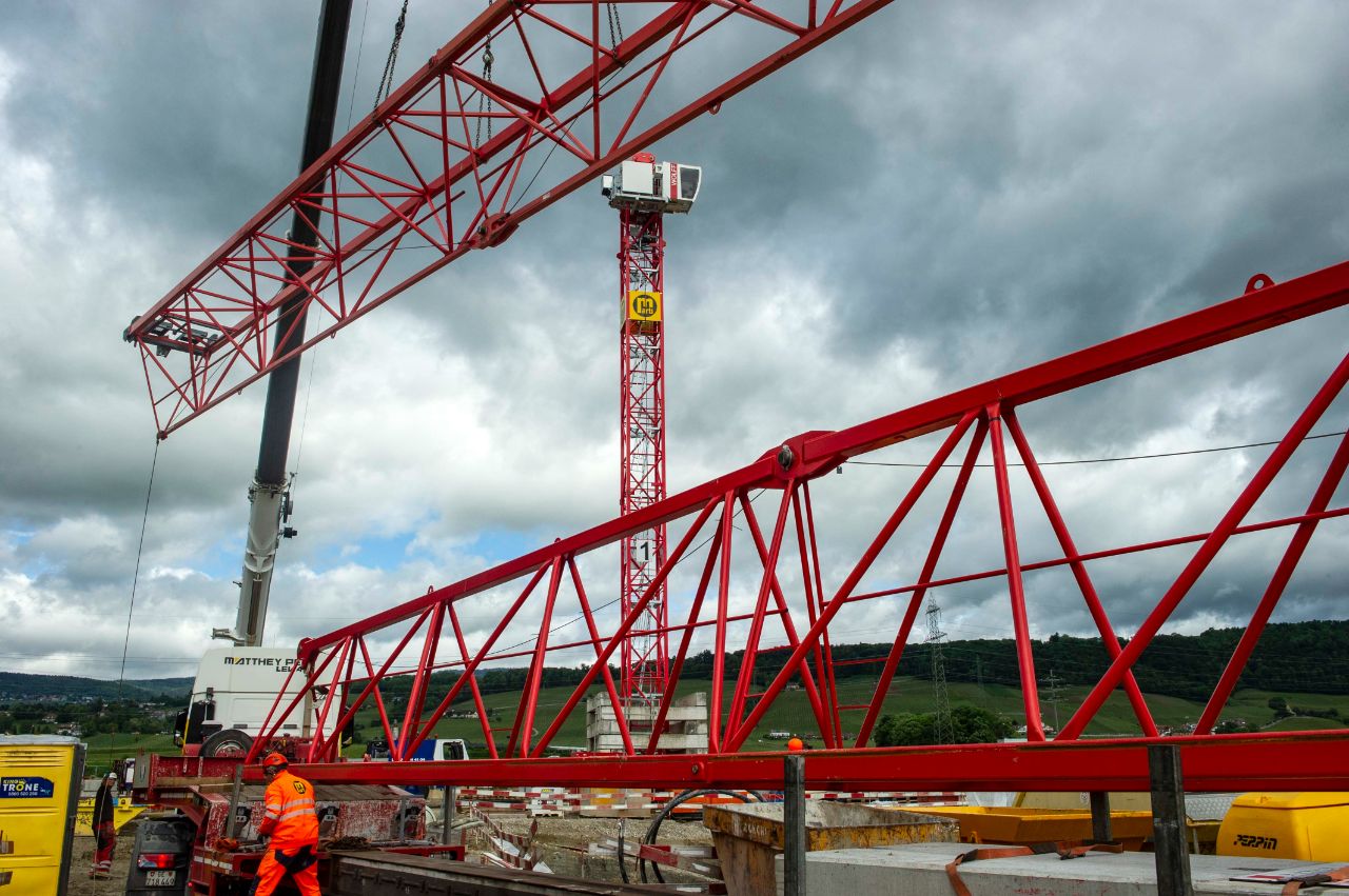 Chantier Lavasson - Arrivée de la grue - Mai 2026