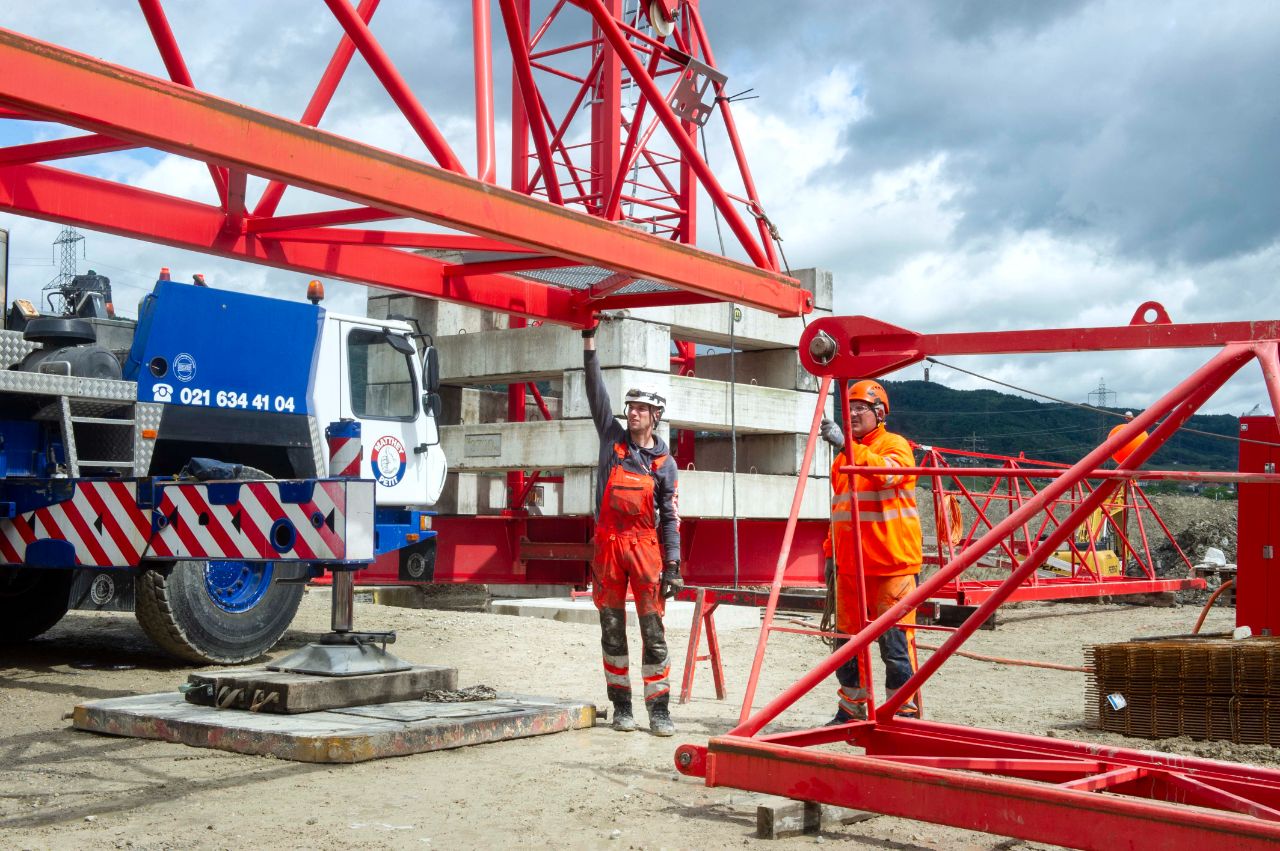 Chantier Lavasson - Arrivée de la grue - Mai 2026